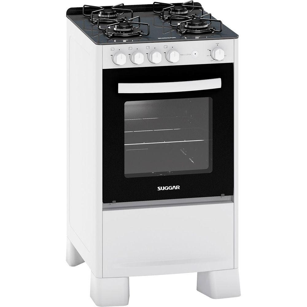 Fogão de Piso Neo Cook mesa de vidro 4 Queimadores Suggar