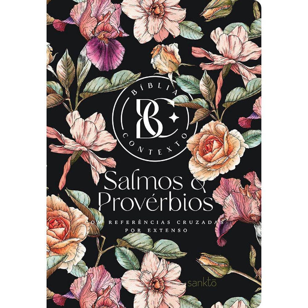Bíblia Contexto Nvt - Salmos E Provérbios - Floral