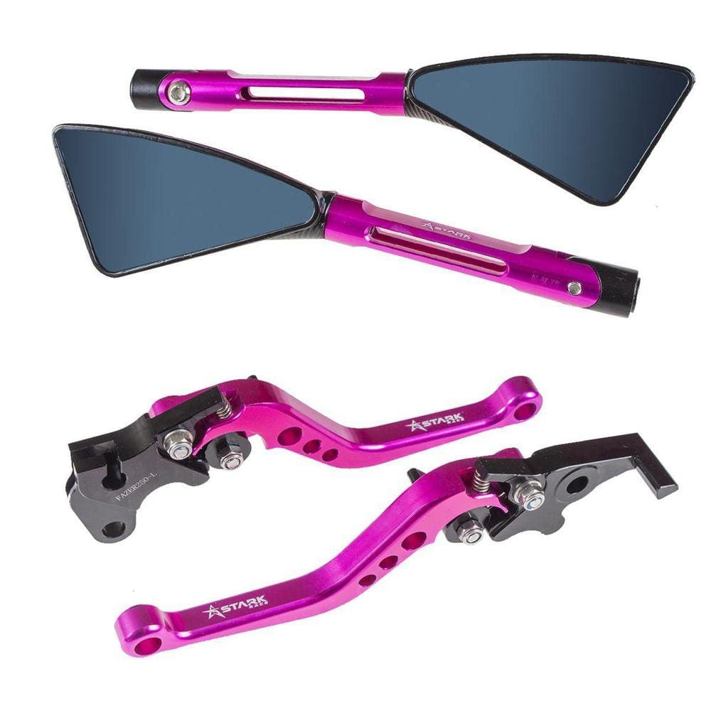 Kit Rosa Retrovisor Esportivo Manete Cbx 250 Twister Cb 300R