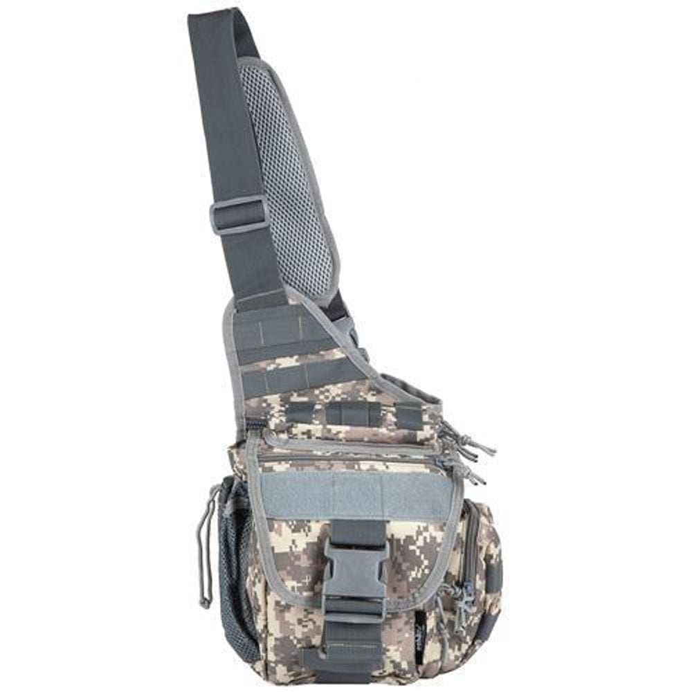 Bolsa De Ombro Echolife Cross Gun Mo0025 10L - Cinza