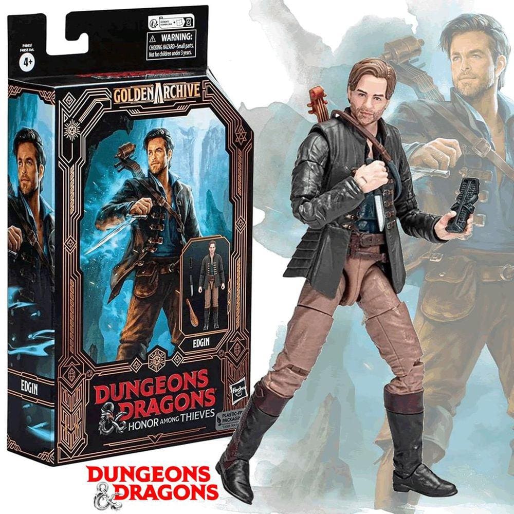 Dungeons e Dragons Honra Entre Rebeldes Edgin o Bardo 15cm