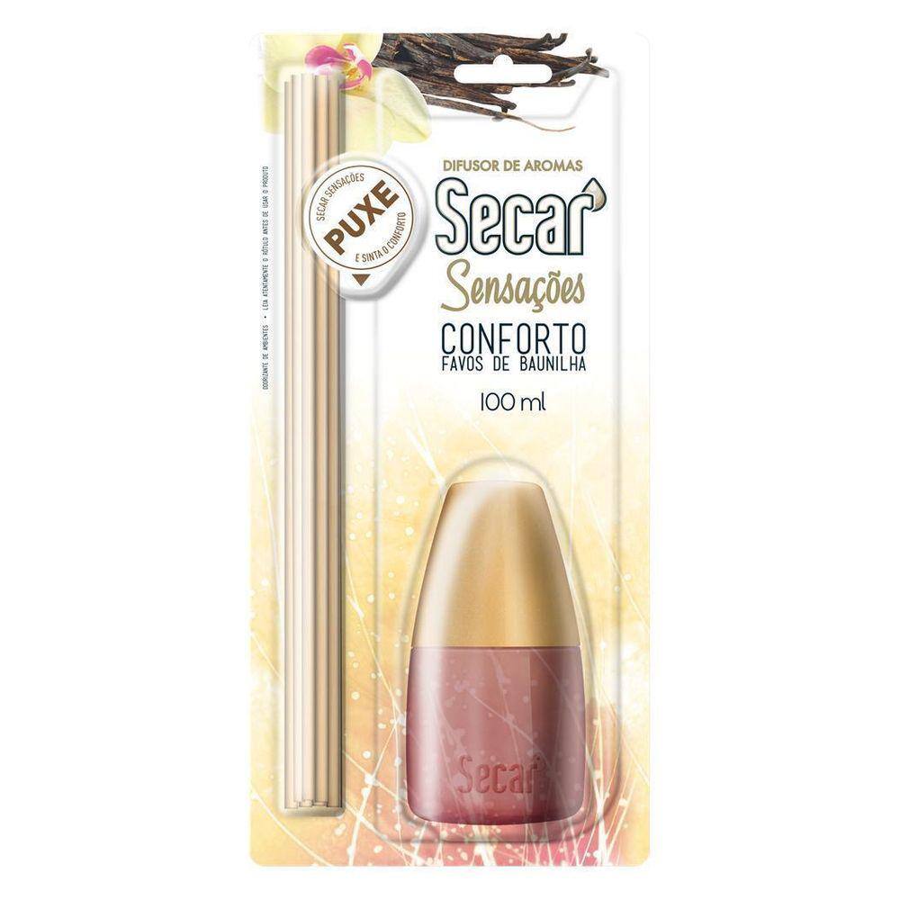 Difusor De Aromas Secar Sensações 6X100Ml Favos De Baunilha