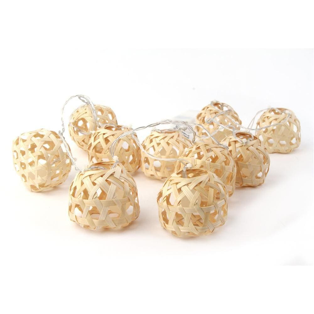Cordão de Led Decorativo Rattan  -  A\\CASA
