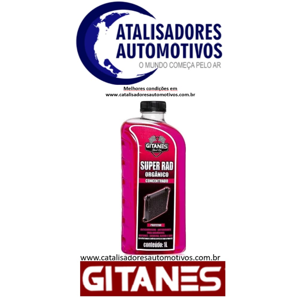 Aditivo de Radiador Concentrado Organico Rosa 1l-Gitanes