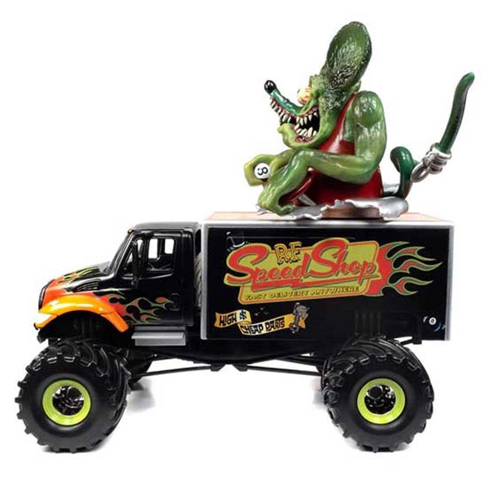 Brinquedo Super Picape Extreme Monster Truck Amarela 38cm