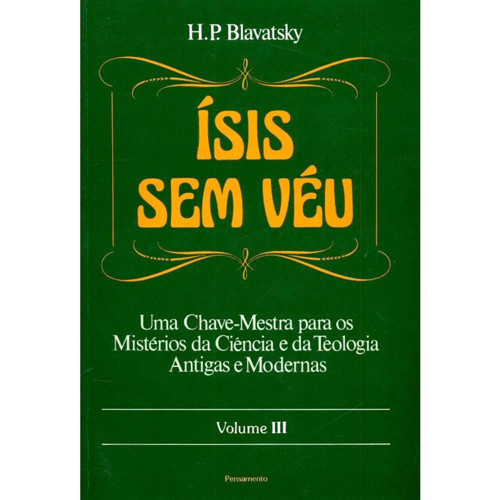 Isis Sem Véu - Vol Iii