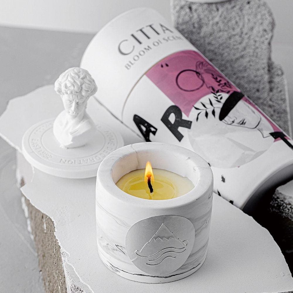 Vela Aromatizante Enfeite Decorativa de Estatua Grega