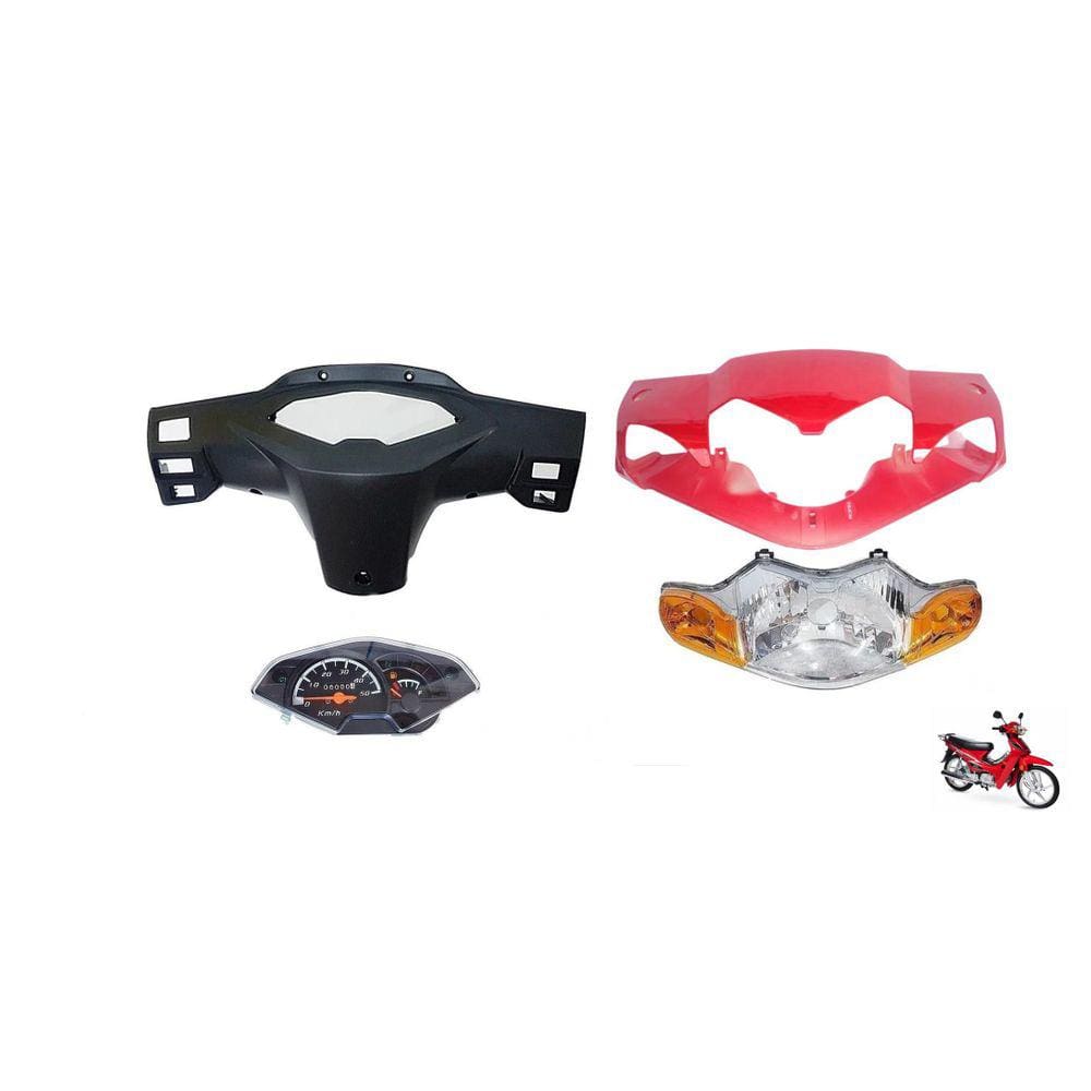 Kit Carenagens Mais Farol +velocimetro Shineray Phoenix Gold