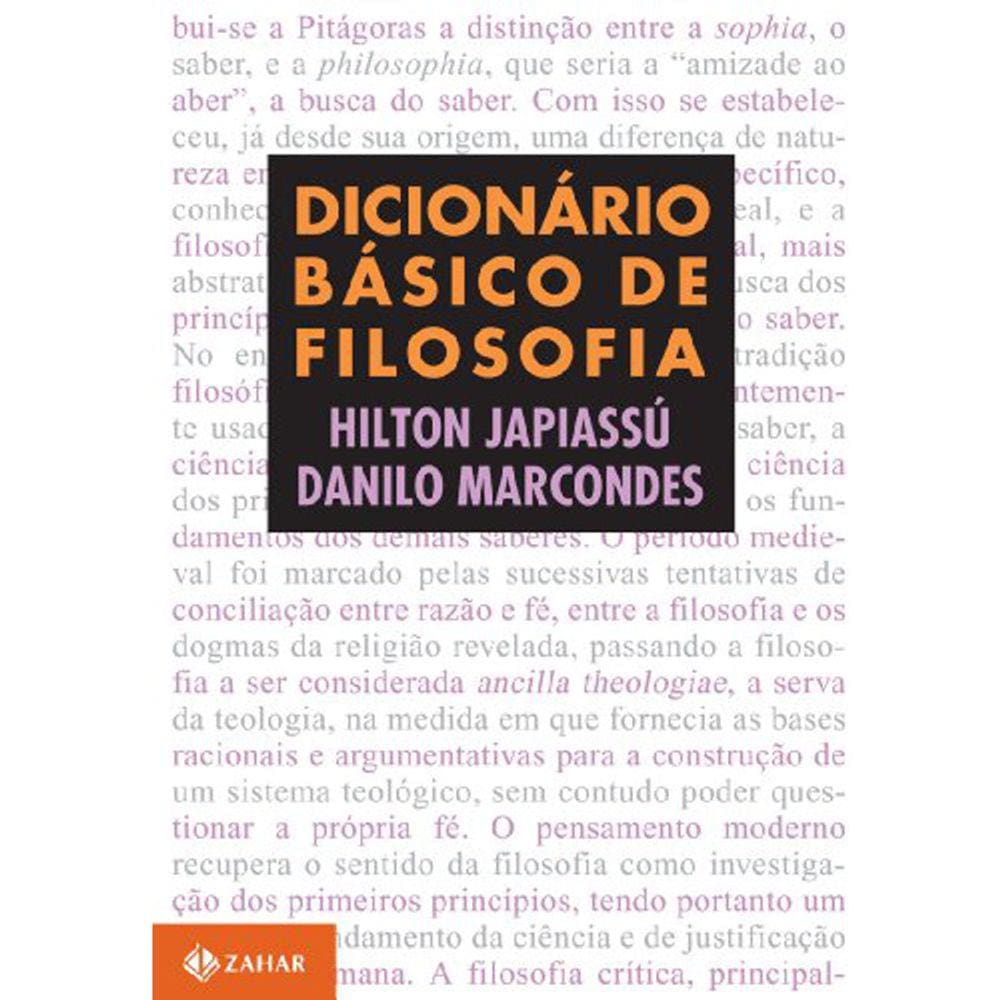 Dicionário Básico De Filosofia