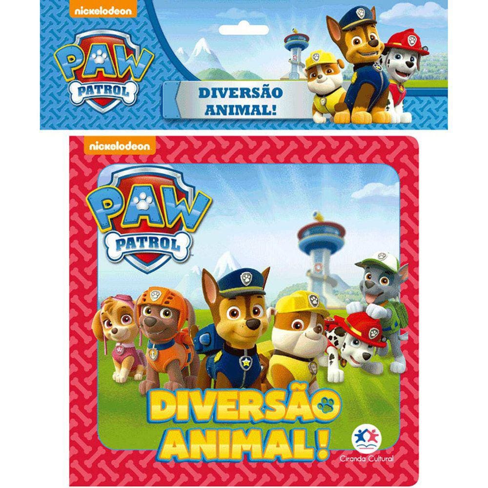 Livro De Banho - Diversão Animal! - Patrulha Canina