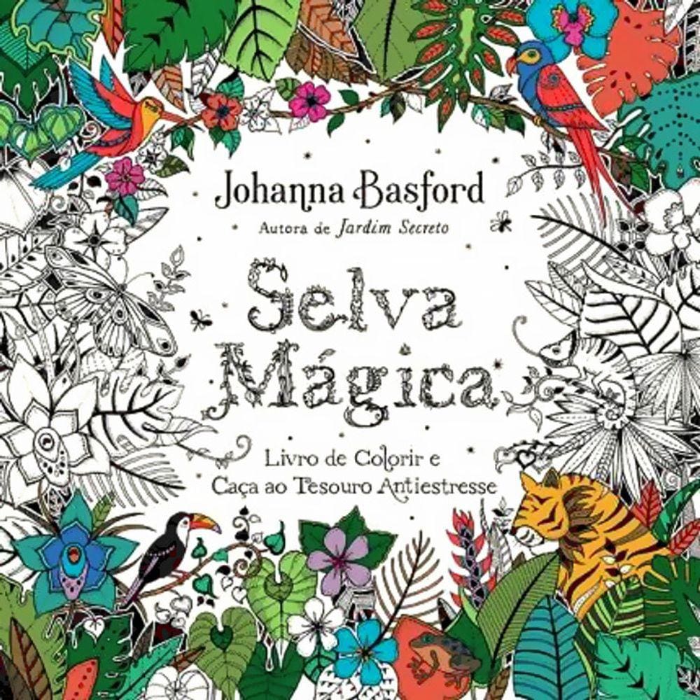 Livro De Colorir - Selva Mágica