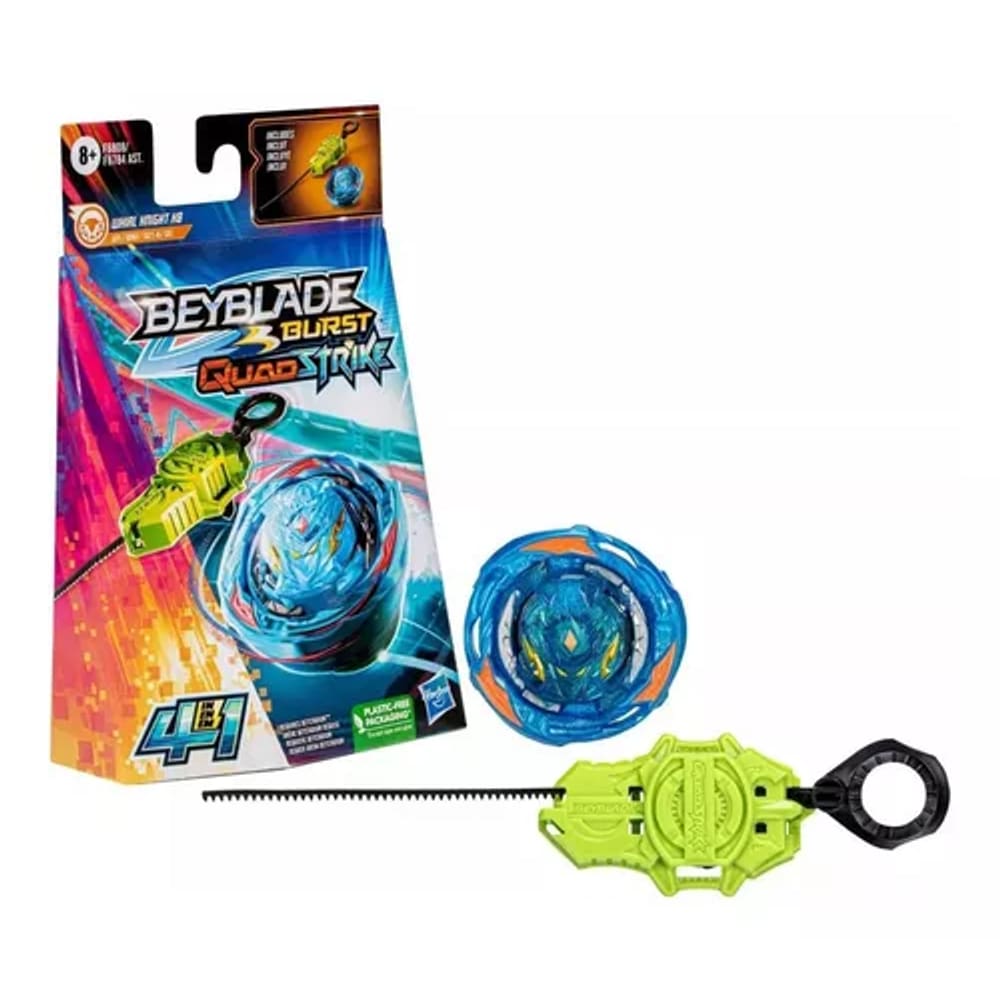 Beyblade Burst Quaddrive Pião e Lançador Cyclone Roktavor - Hasbro