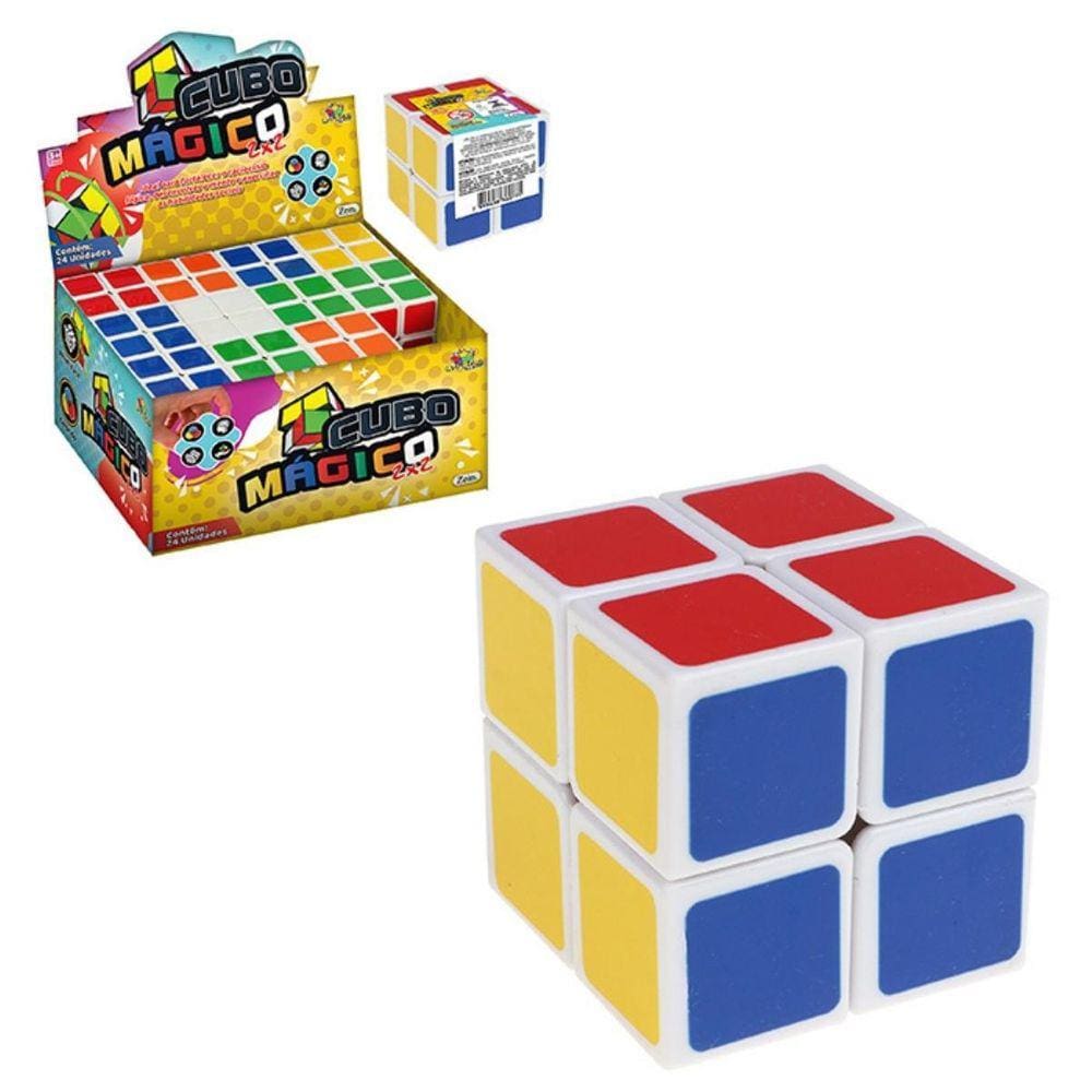 Cubo Mágico Junior 2X2X2 Branco 35Mm