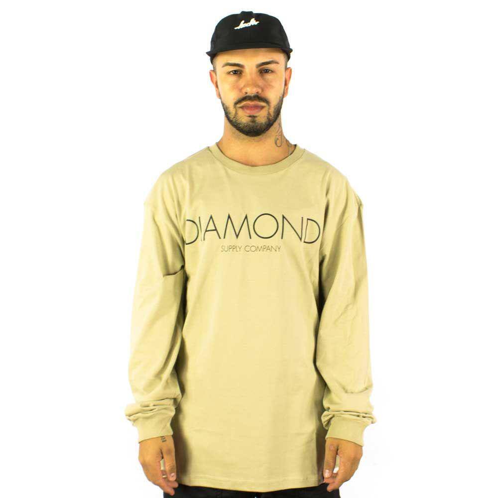 Camiseta Diamond Supply D22DMPC009 Bege