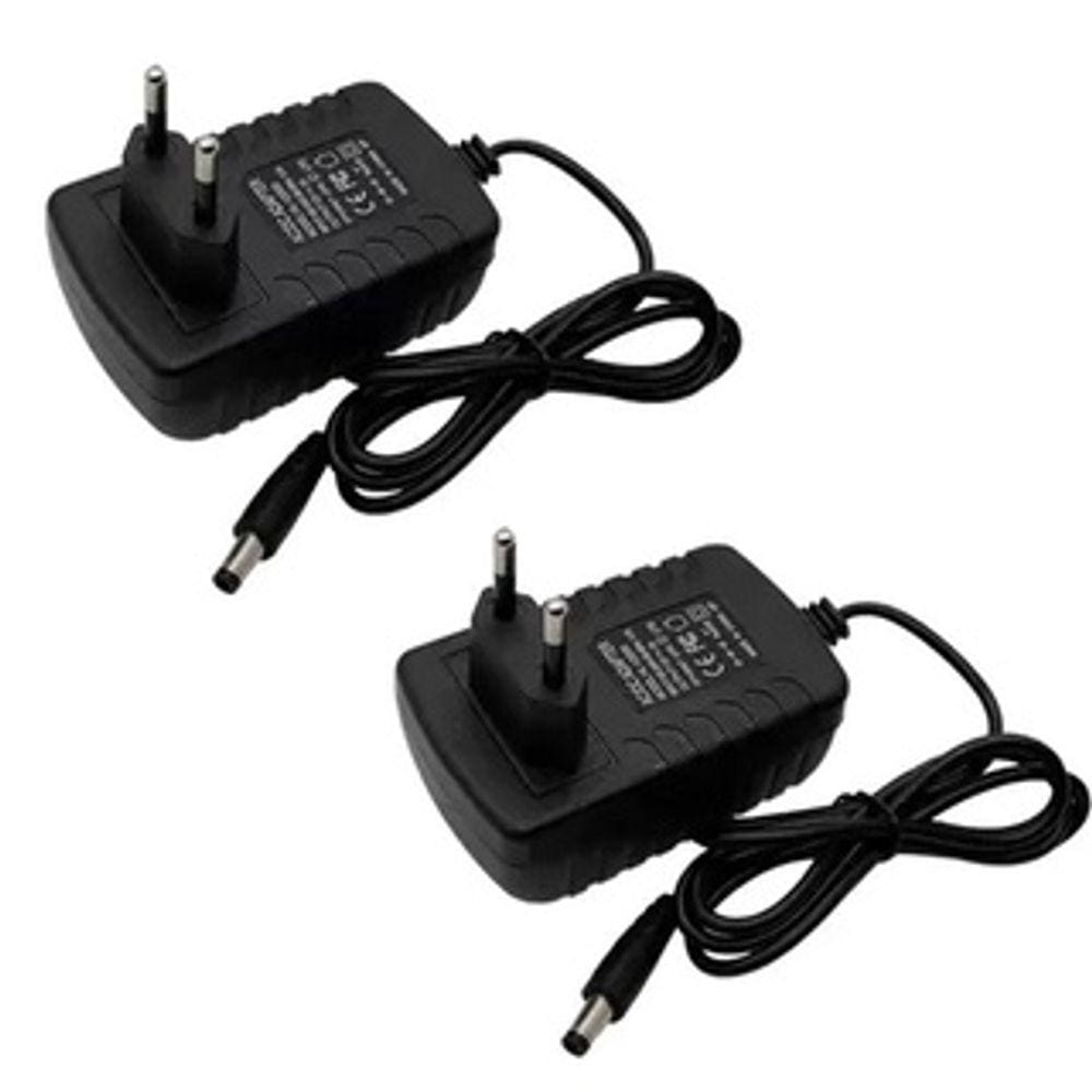 Kit 2 Fonte Bivolt Estabilizada 2a 12v Chaveada Cftv Fita Led EXCLUSIVO