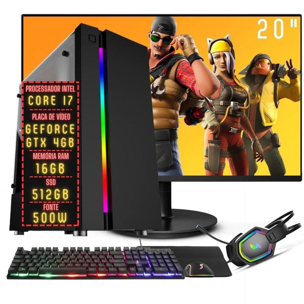 Quadro Gamer Fortnite Game Geek 43x33