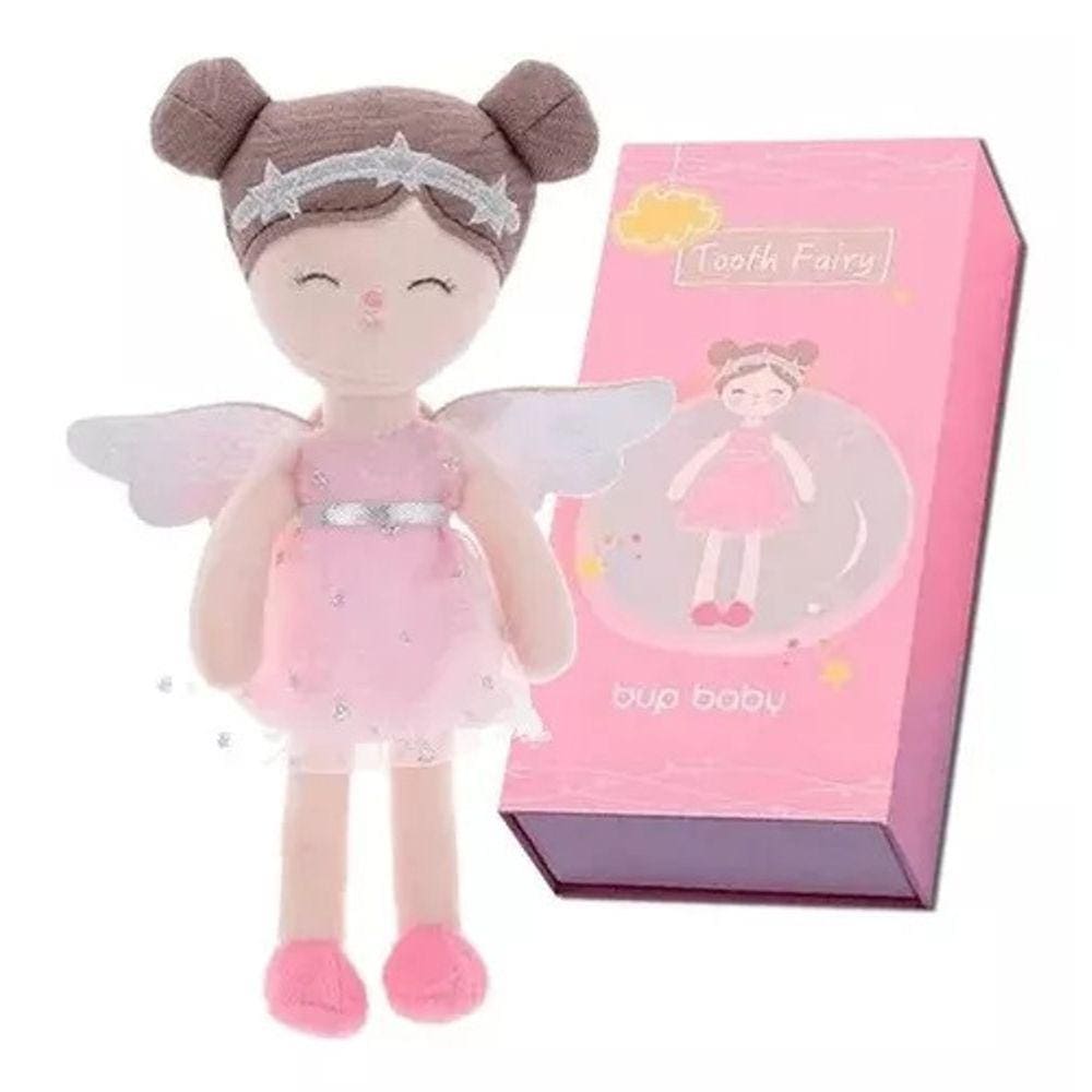 Mini Boneca Metoo Fada do Dente Certificado e Caixa 20 cm
