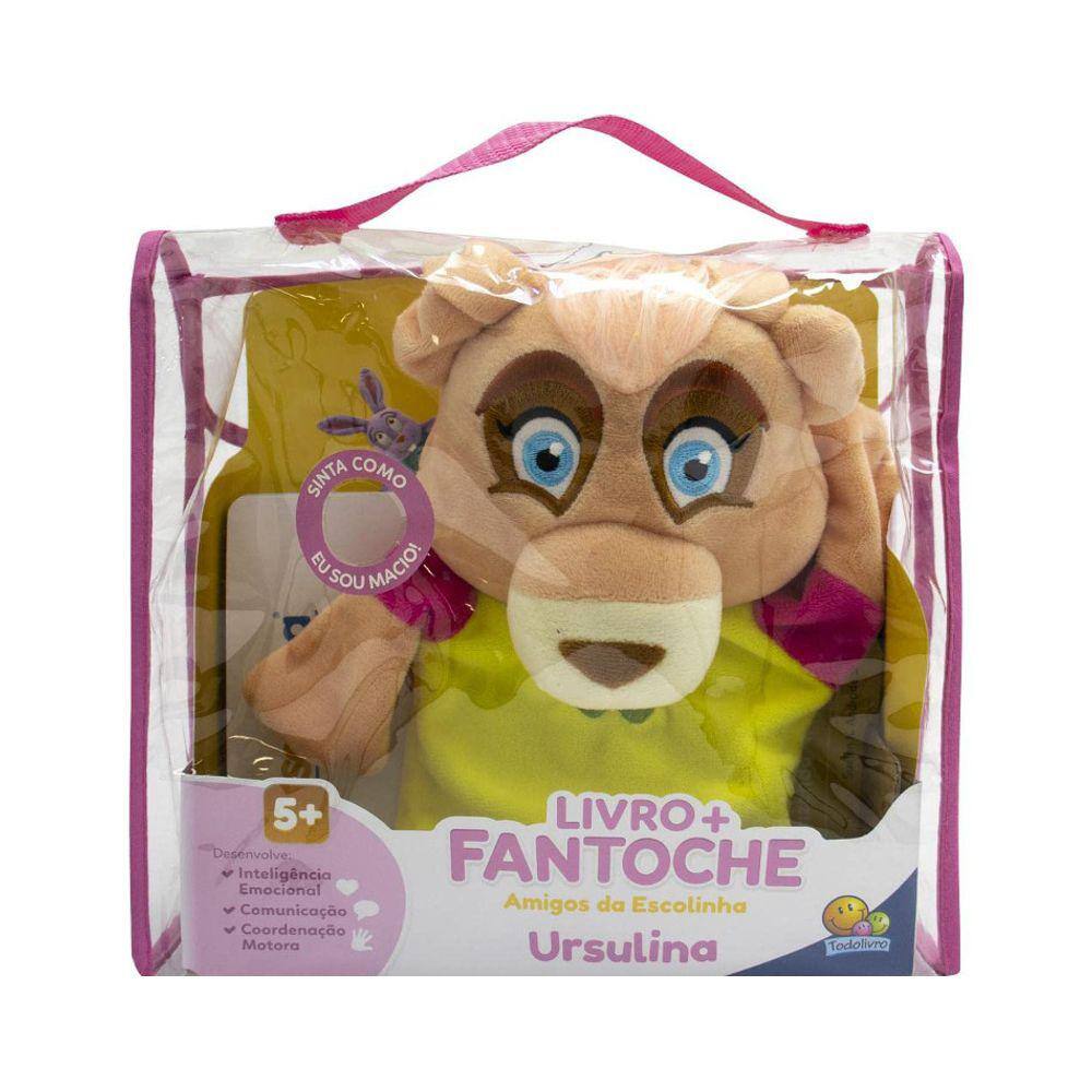 Livro + Fantoche - Ursulina - Amigos Da Escolinha
