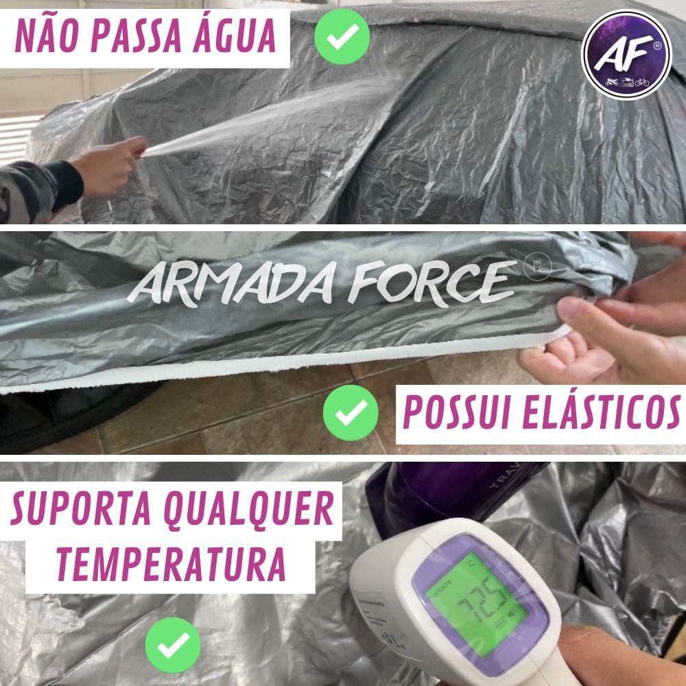 Capa Para Cobrir Carro FIAT NOVO UNO Com Forro impermeável - zna