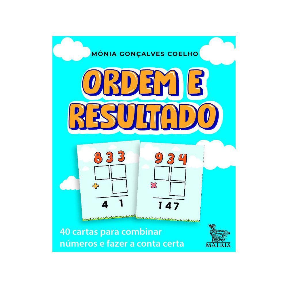 Livro Caixinha - Ordem E Resultado: 40 Cartas Para Combinar Números E Fazer A Conta Certa