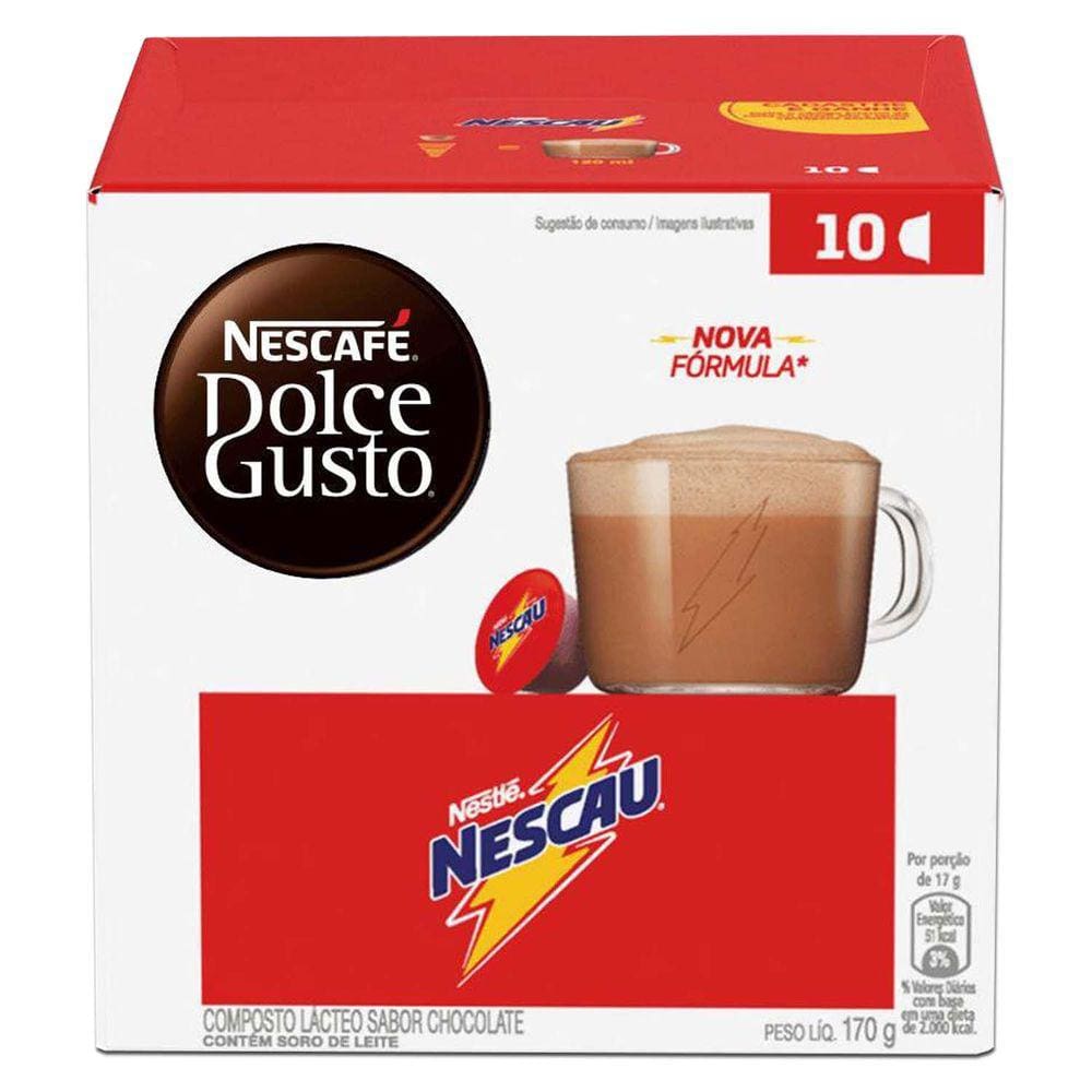 Kit 20 Cápsulas Nescafé Dolce Gusto Nescau Nestlé