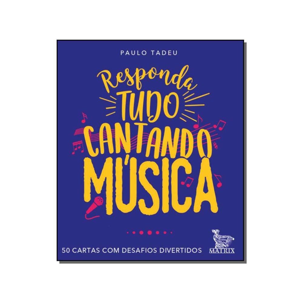 Livro Caixinha - Responda Tudo Cantando Musica