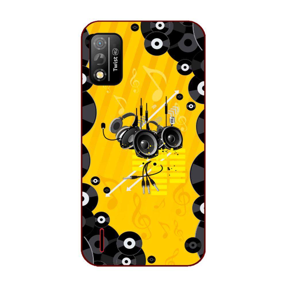 Capa Adesivo Skin354 Verso Para Positivo Twist 4G