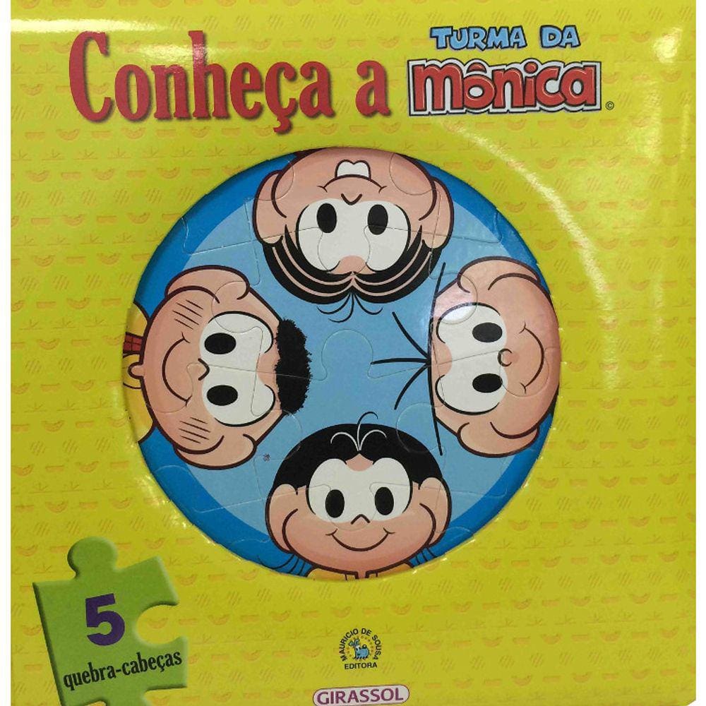 Quebra Cabeça Turma Da Mônica Cebolinha Infantil 20 Peças - NIG