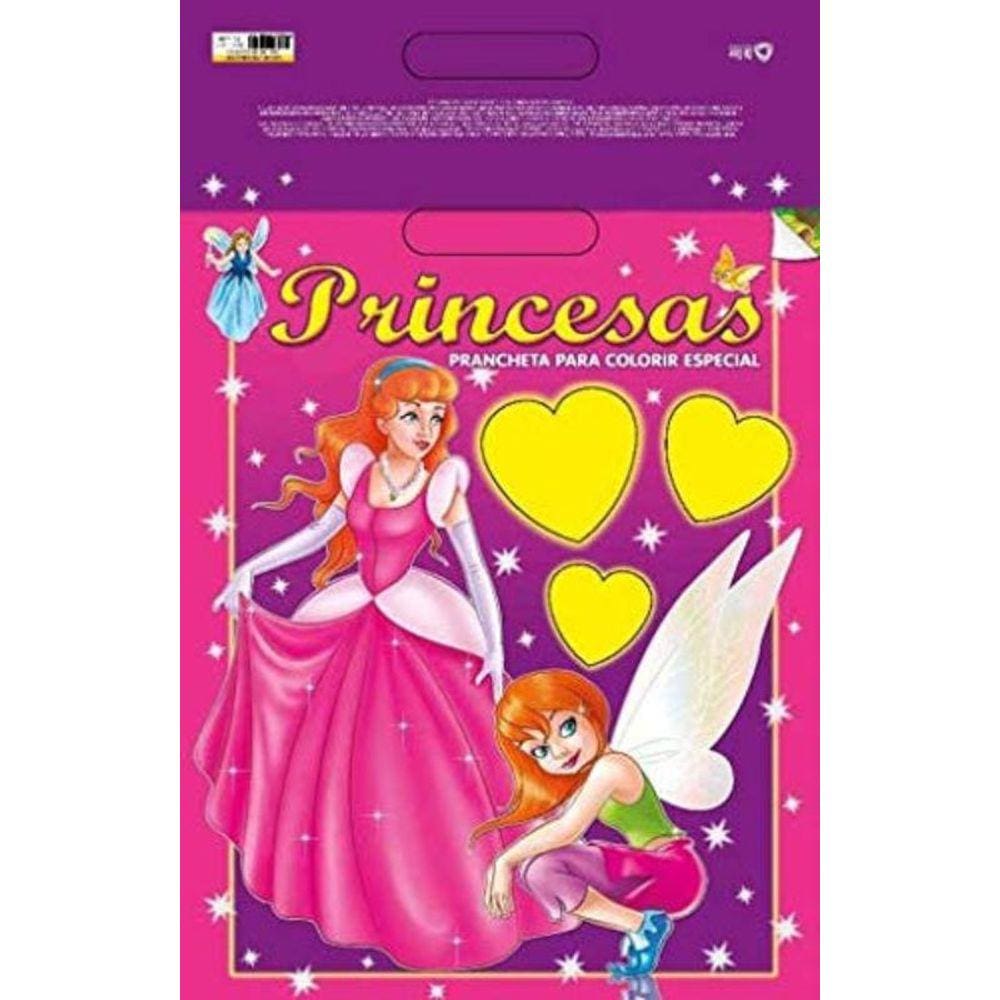 Princesas - Prancheta Para Colorir Especial