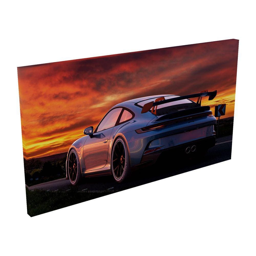 Quadro Decorativo Tela com Borda Infinita Porsche 911 GT3 RS