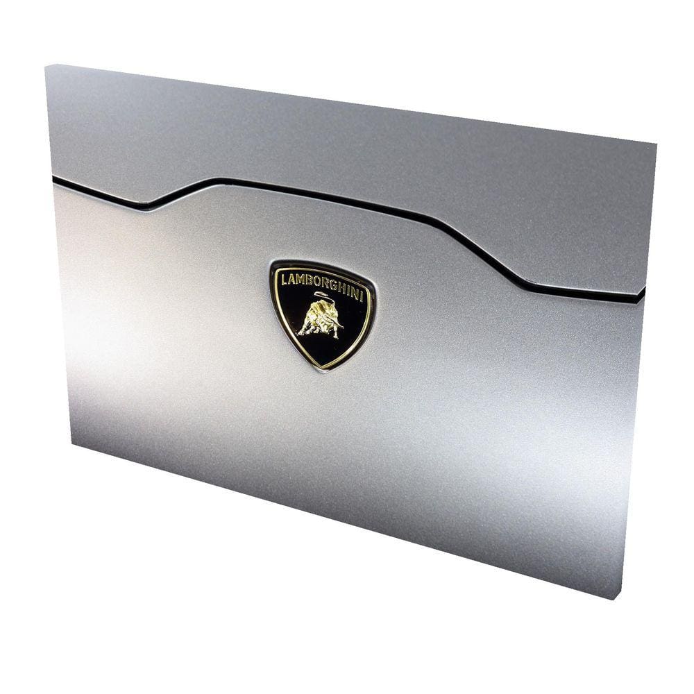 Quadro Decorativo- Tela com Borda Infinita Logo Lamborghini