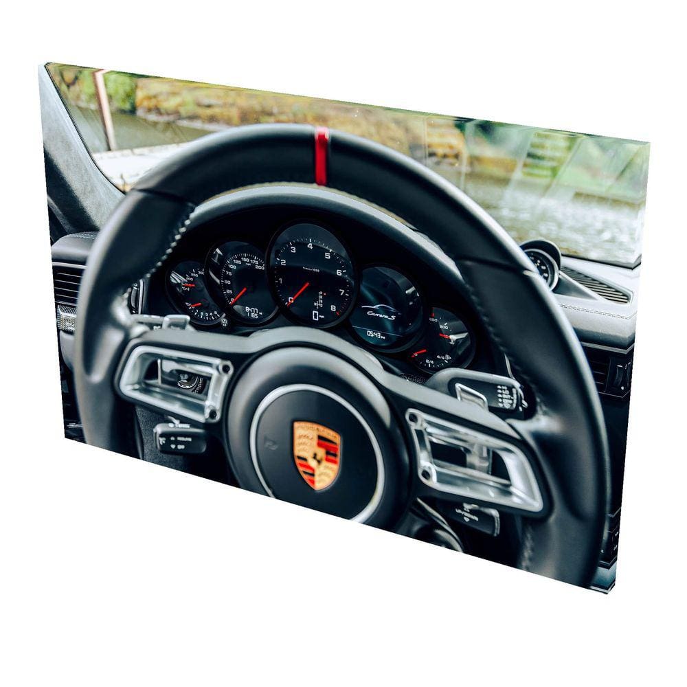 Quadro Decorativo- Tela com Borda Infinita Porsche Carrera S