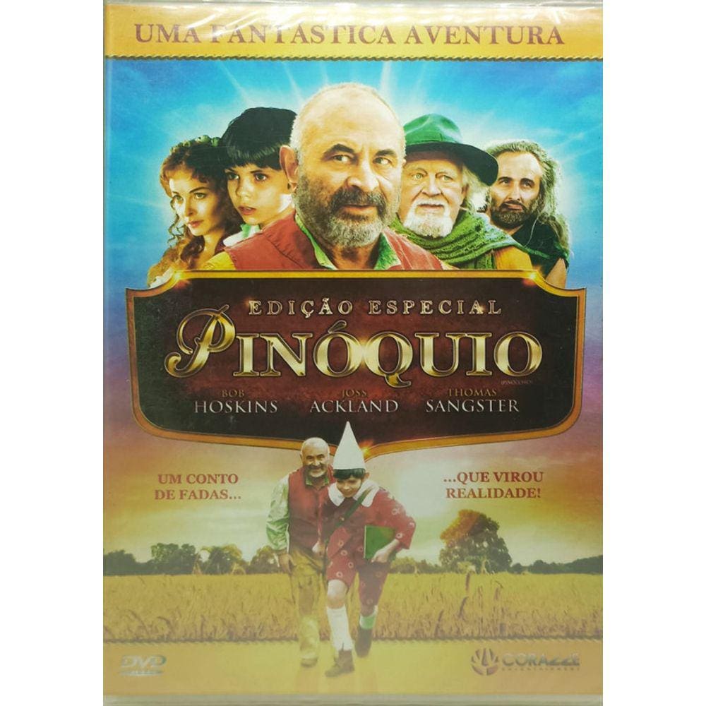 Dvd Pinóquio Uma Fantástica Aventura - FILME ED ESPECIAL