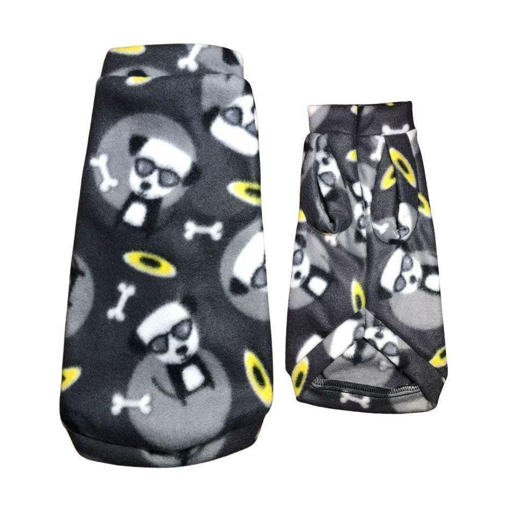 Roupa Para Cães - Suéter De Inverno Cinza Especial