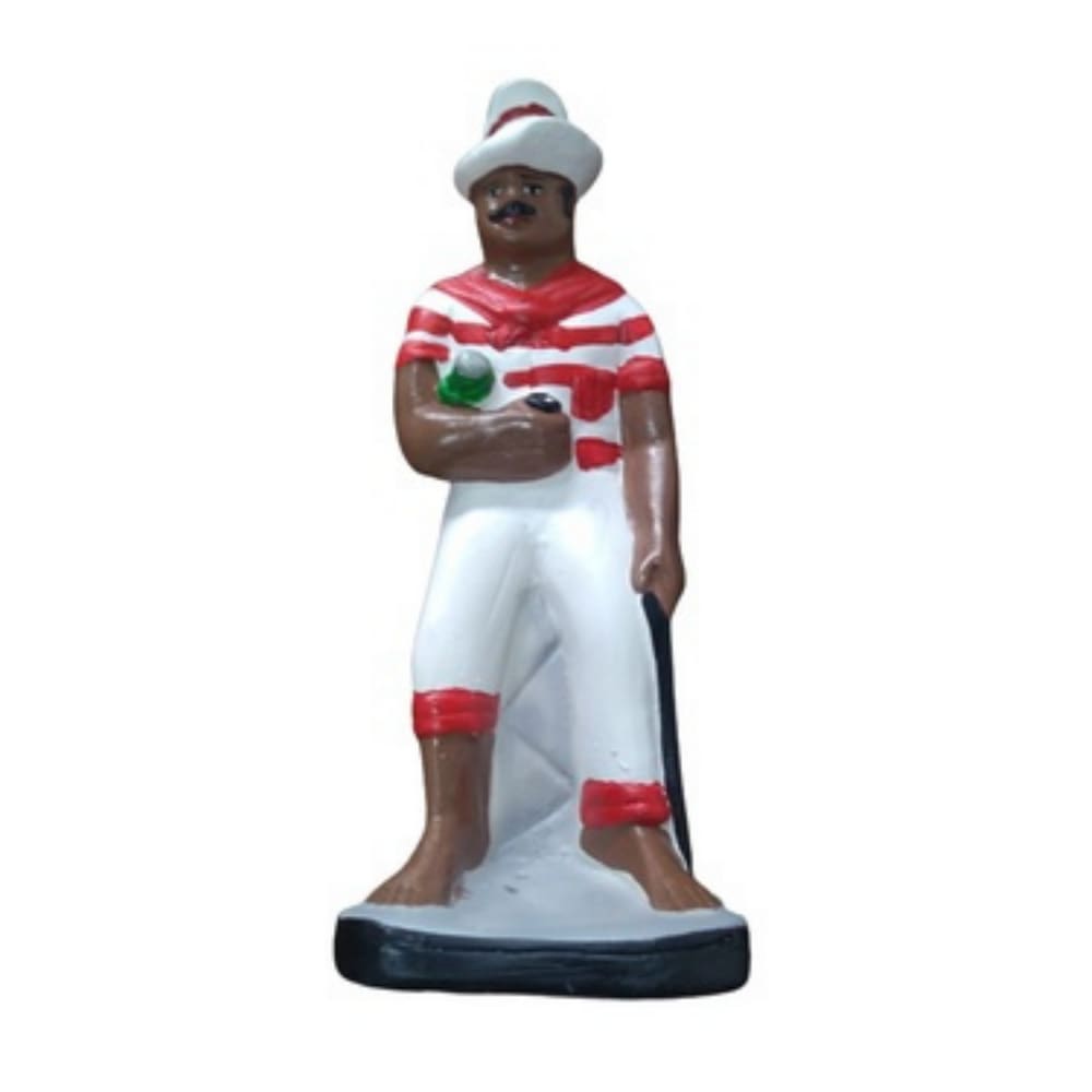 Escultura Estatua Imagem Baiano dos coco - 20cm - Gesso