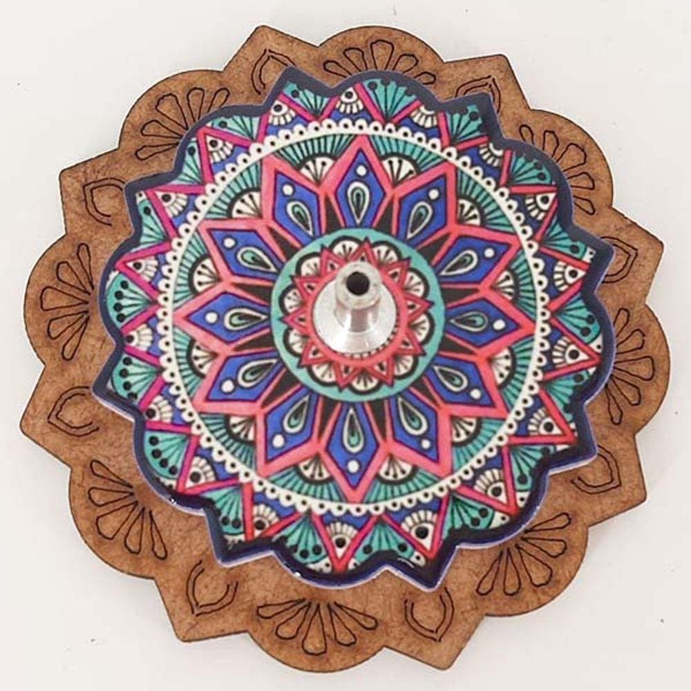 Incensário Mandala Sabedoria Interior Redondo