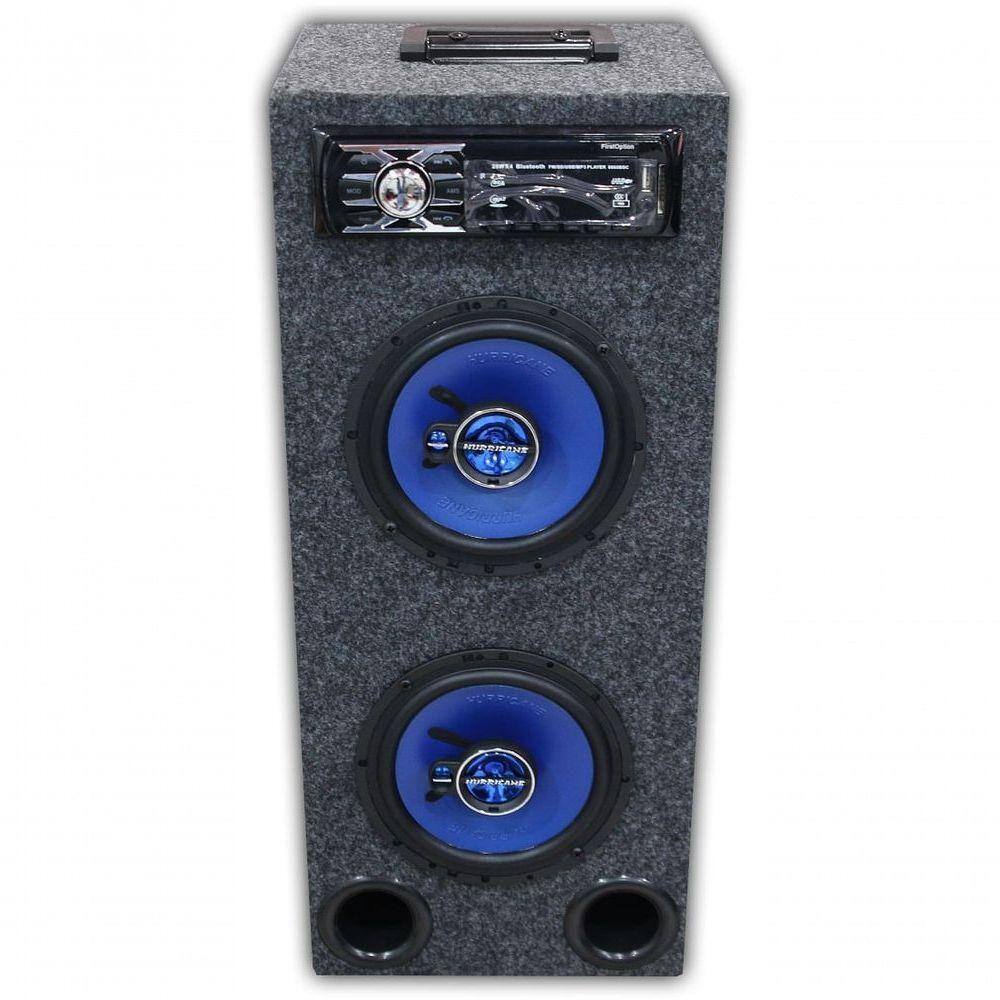 Caixa Bob Residencial Vertical 4 De 6 Ativa Bt/usb/sd/aux/fm - oestesom