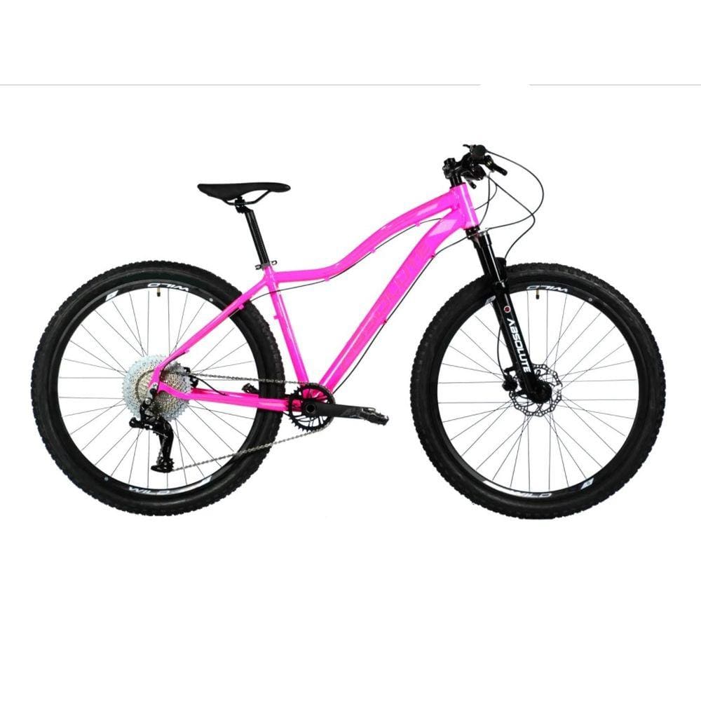 Bicicleta Aro 29 Absolute Hera Feminina 12v Garfo Trava no Guidão Freios Hidráulicos 1x12 - Rosa