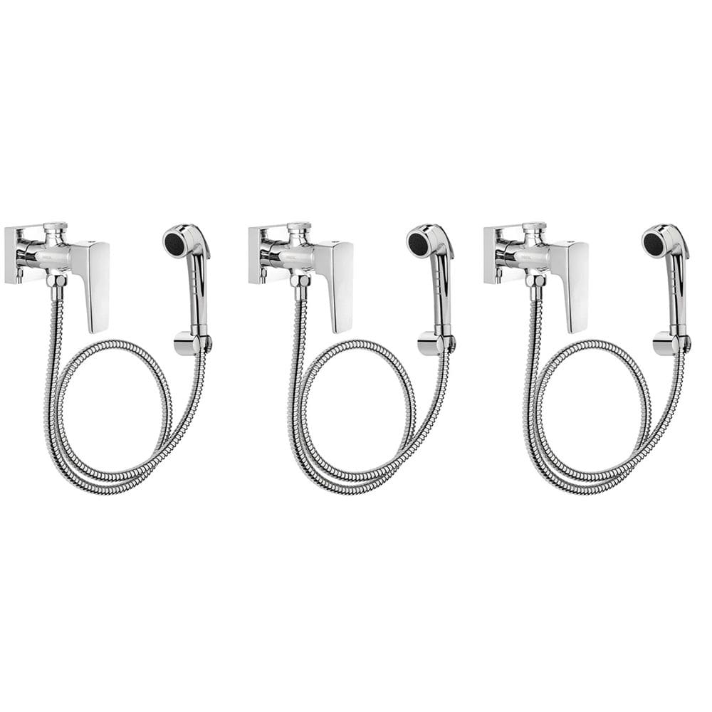Kit 3 Ducha Higiênica Completa Docol Lift 00812206 Cromado Com Registro Derivação