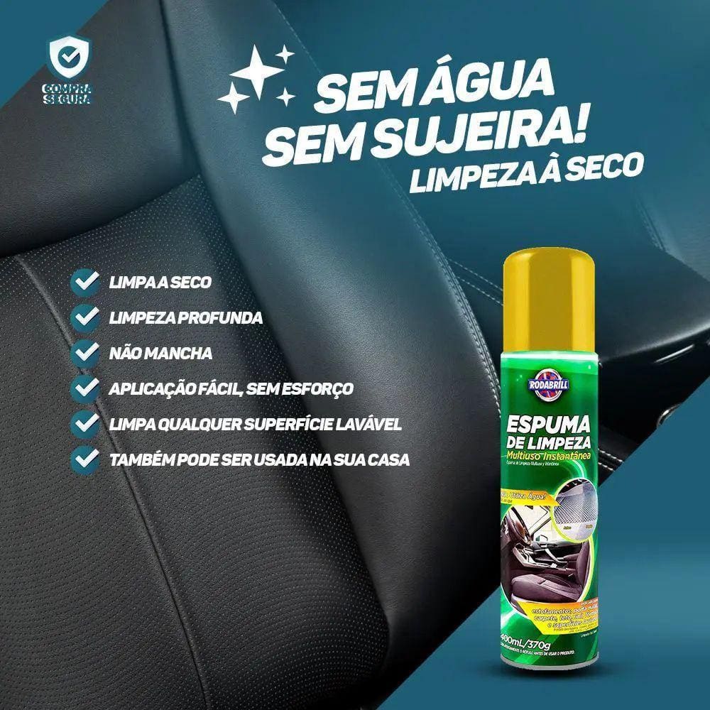 Espuma de Limpeza Multiuso Rodabrill 400mL/370g