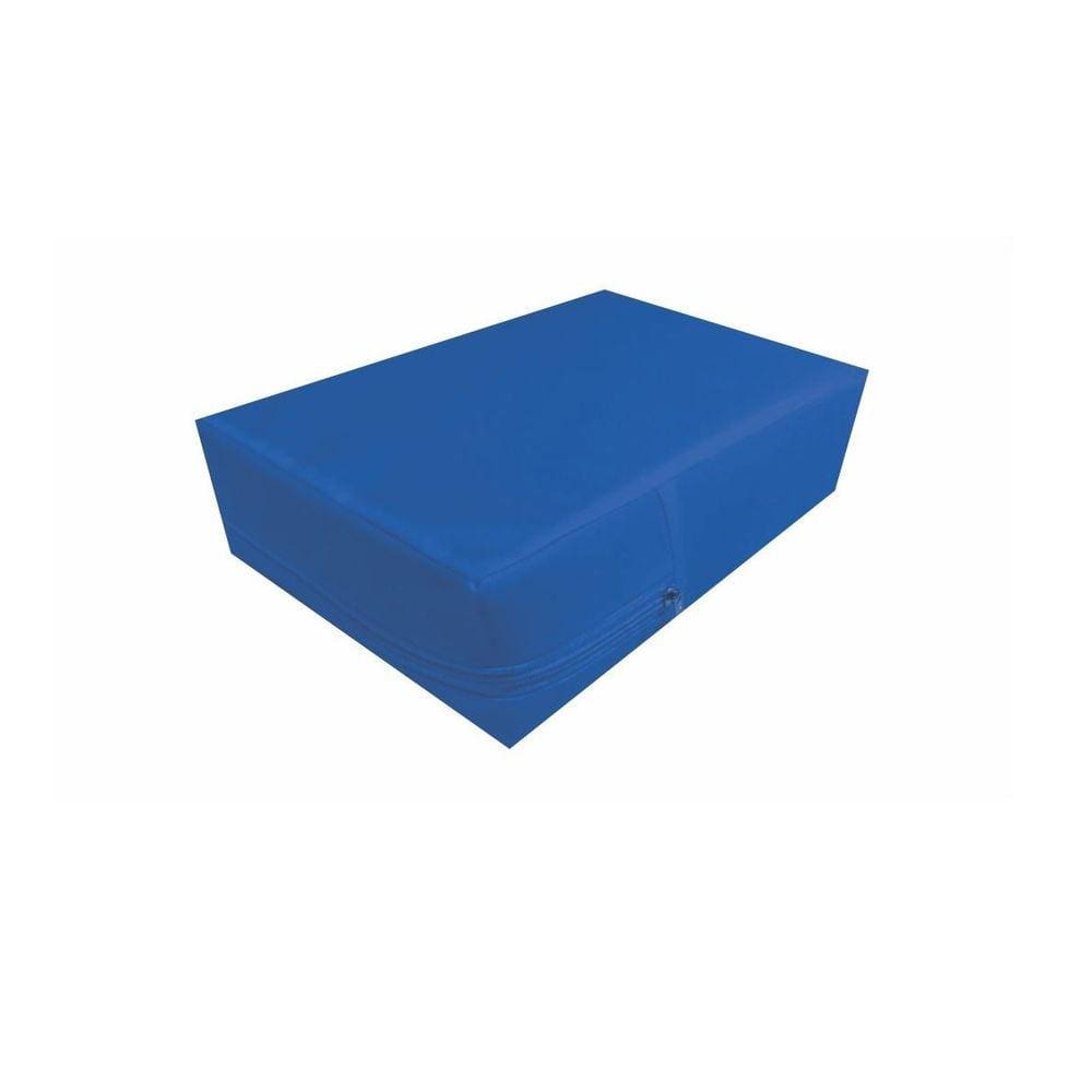 Capa Impermeável para Colchão Solteiro Tipo Hospitalar Azul