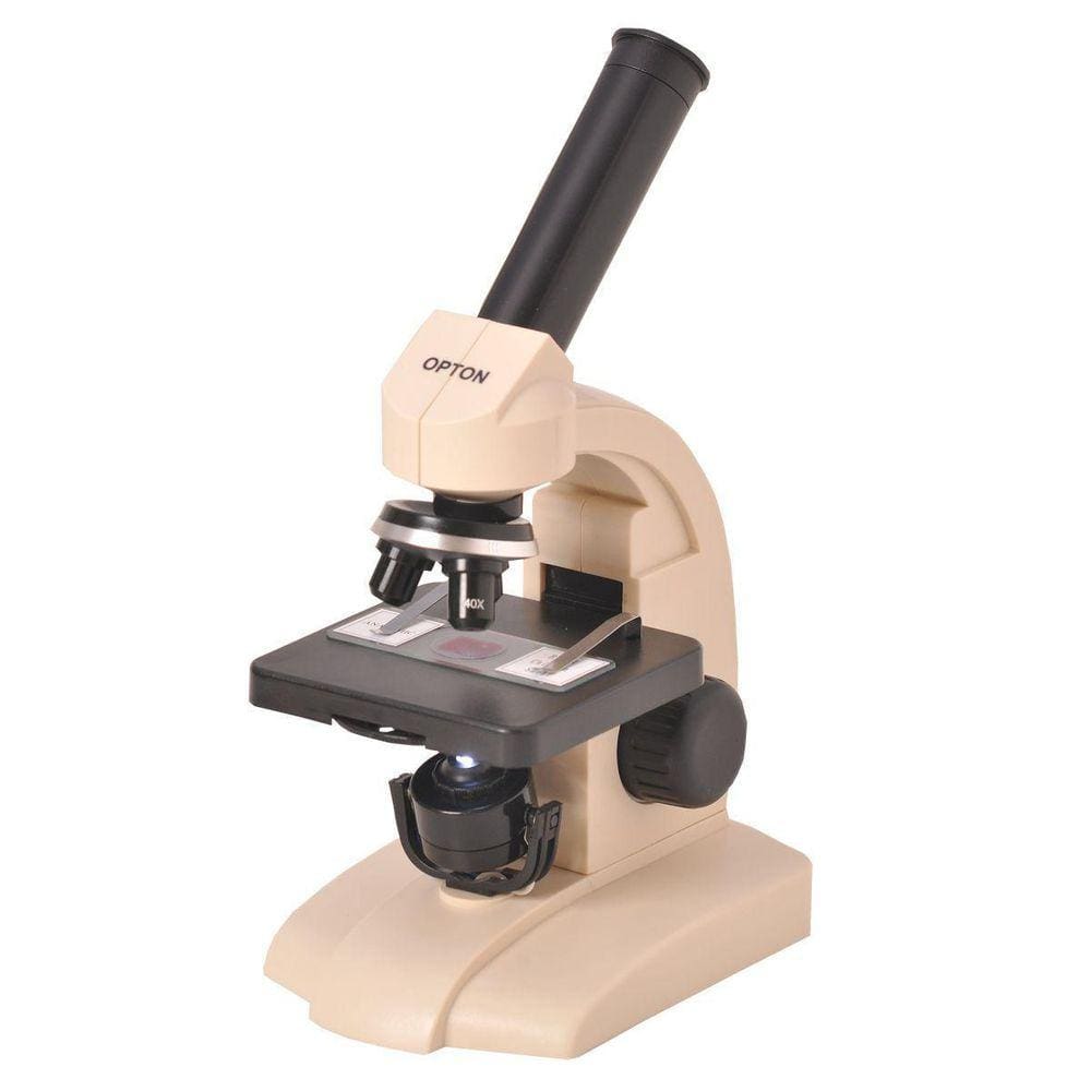 Microscópio Biológico Monocular Aumento 70 A 400X