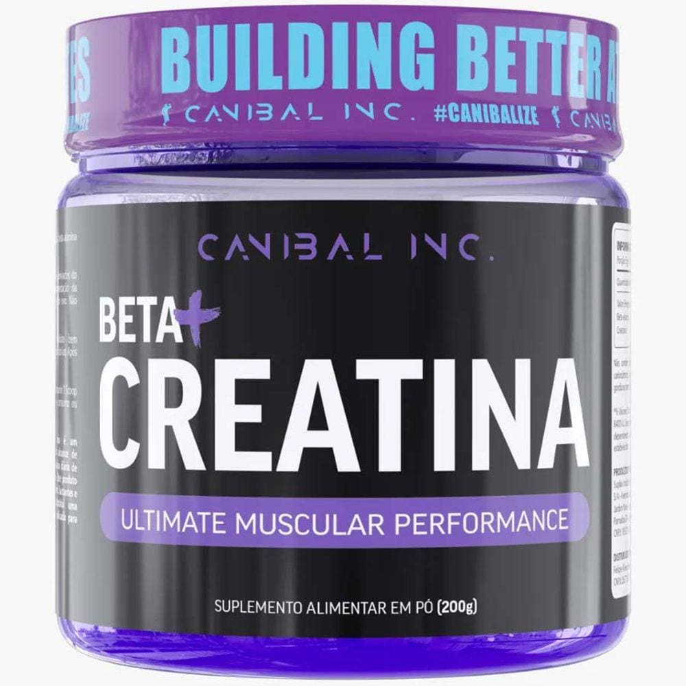 Creatina com Beta Alanina Muscular Performance 200g Canibal
