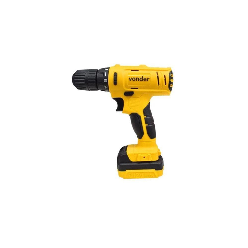 Parafusadeira/Furadeira A Bateria Vonder Pfv 120 Com Maleta