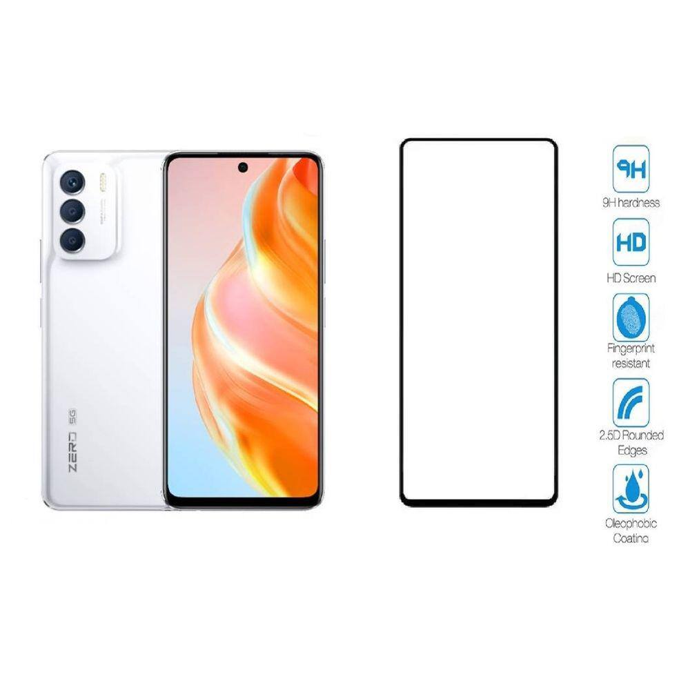 Película De Vidro Temperada 9H Anti risco 3D 5D 9D P/ Infinix Zero 5G / Zero 2023