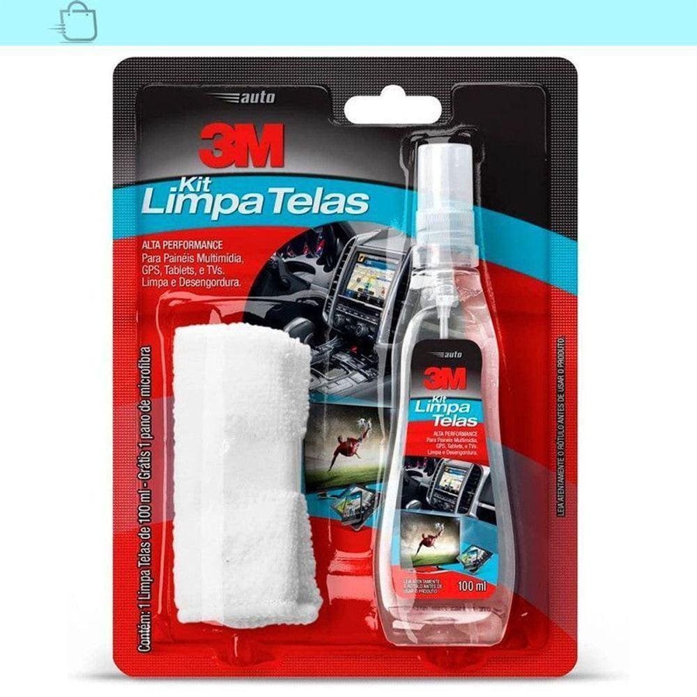 Kit Limpa Telas 100ml com Flanela 3M