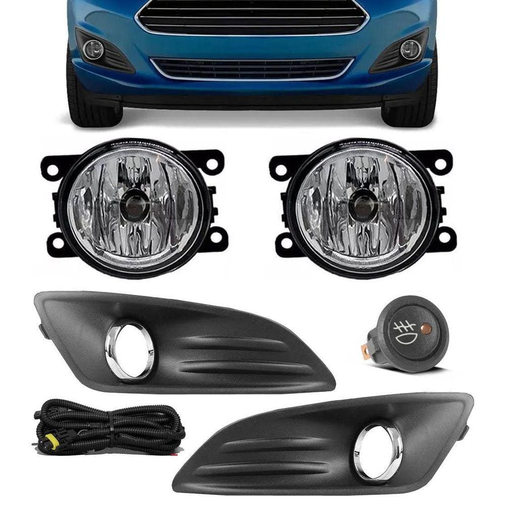 Kit Farol De Milha Neblina Ford 2013 2014 2015 2016 2017