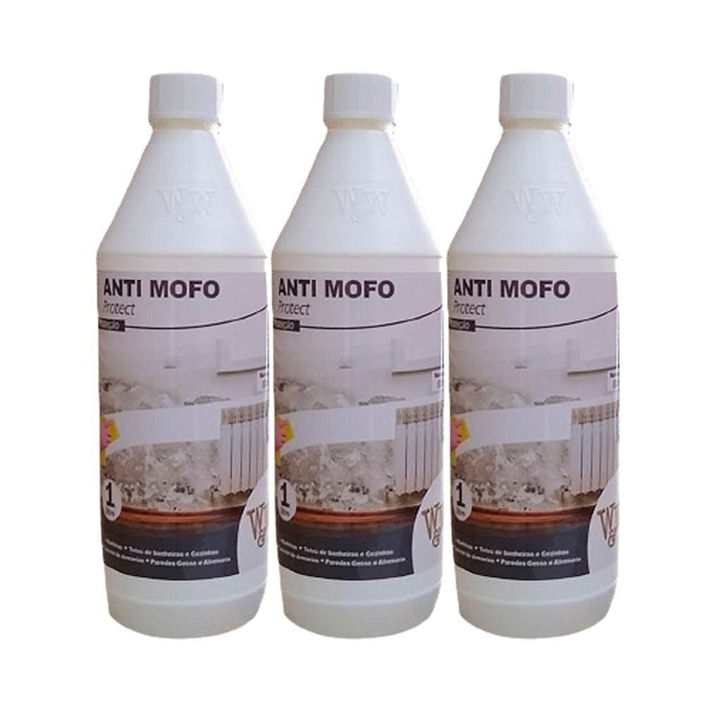 Kit C/3 Limpa Mofo Madeira Teto De Banheiro Armário Gesso