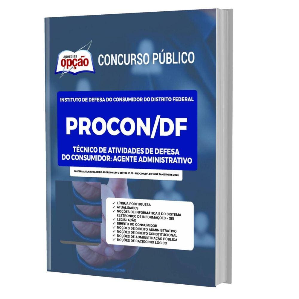 Apostila Concurso Procon Df - Agente Administrativo