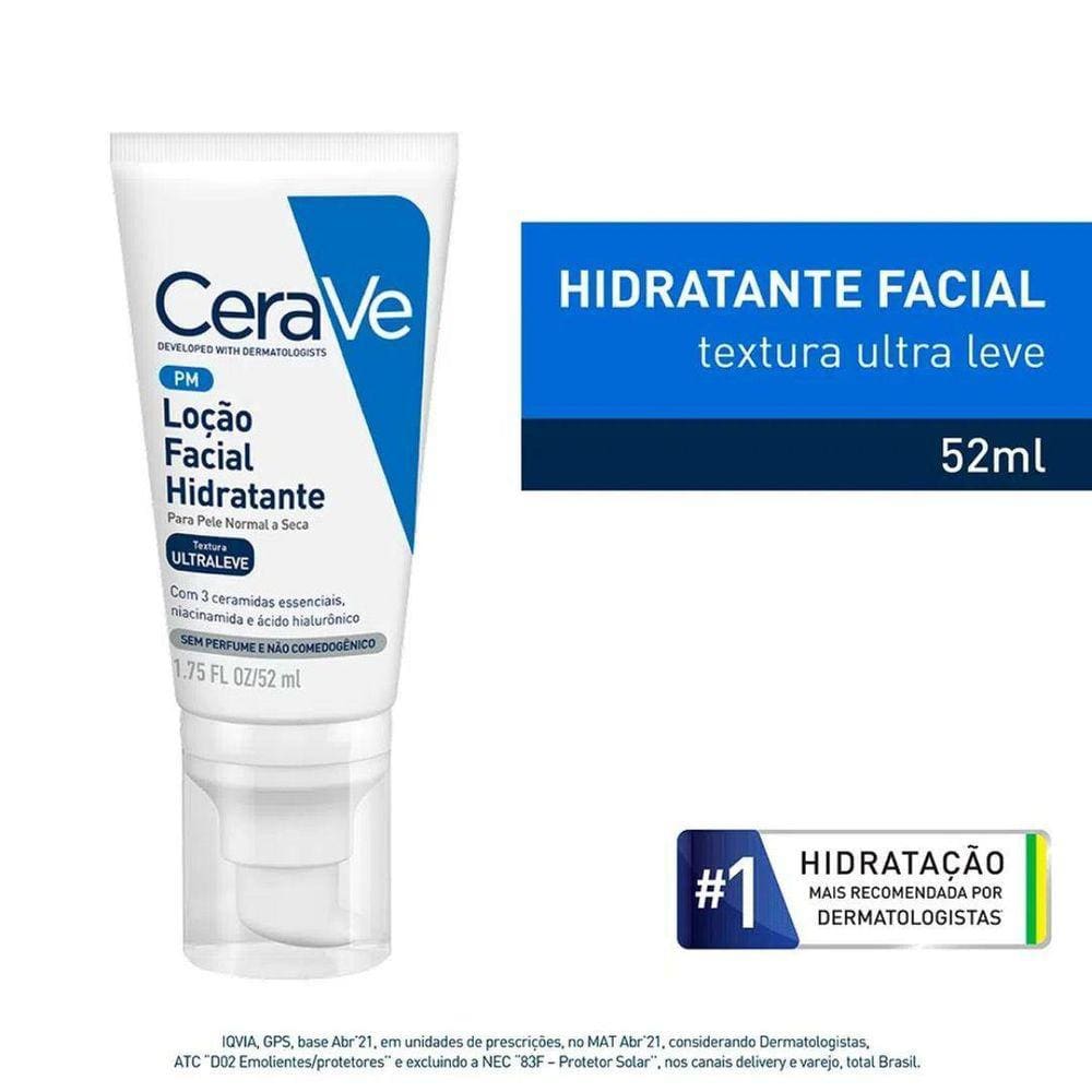 Loção Facial Hidratante Cerave 52Ml